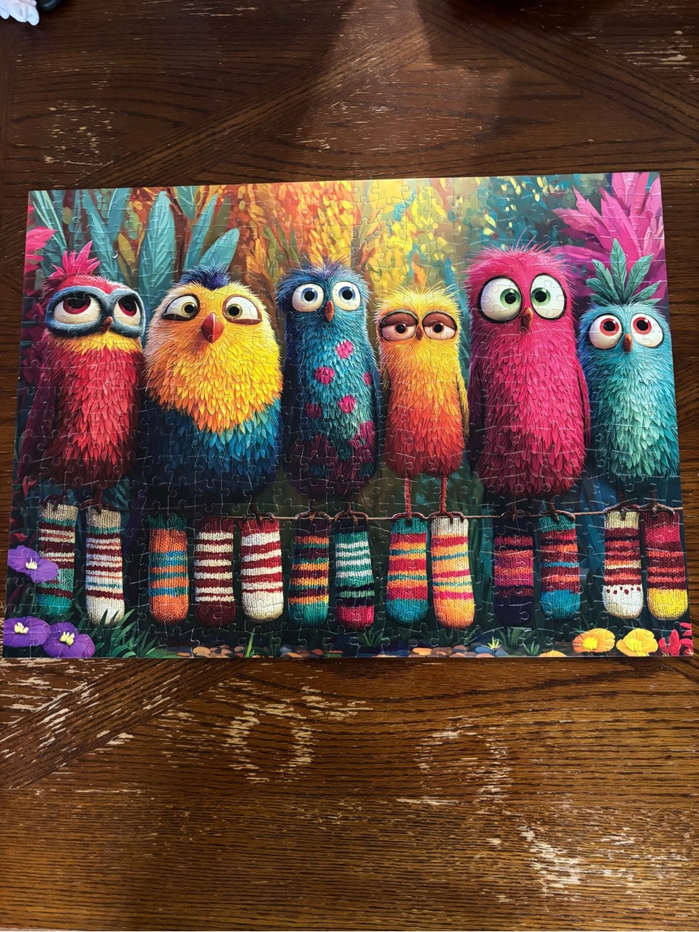 Fluffy Birds 500 Piece Jigsaw Puzzle